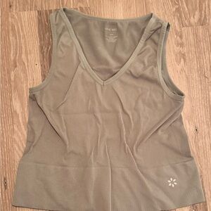 Nine West Olive V-Neck Tank Top